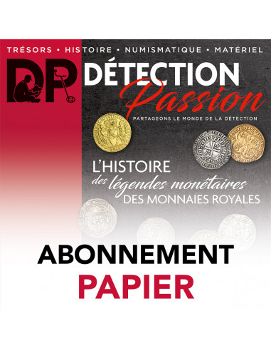 ABONNEMENT DÉTECTION PASSION - PAPIER